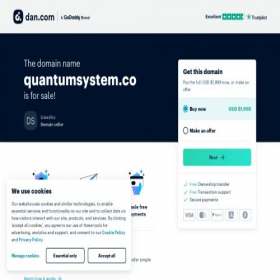 Скриншот главной страницы сайта quantumsystem.co