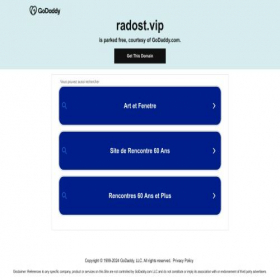 Скриншот главной страницы сайта radost.vip