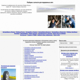 Скриншот главной страницы сайта raz-bor.ru
