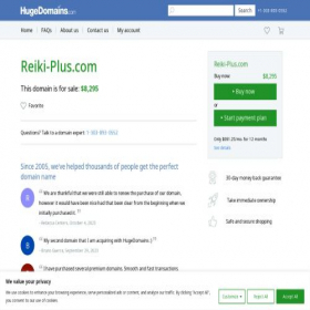 Скриншот главной страницы сайта reiki-plus.com