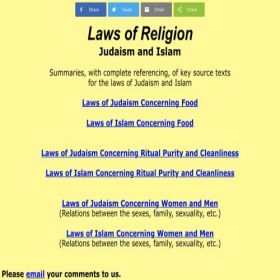 Скриншот главной страницы сайта religiousrules.com