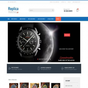Скриншот главной страницы сайта replicawatches.pk