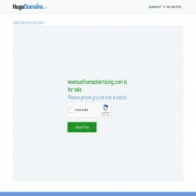 Скриншот главной страницы сайта revenuefromadvertising.com