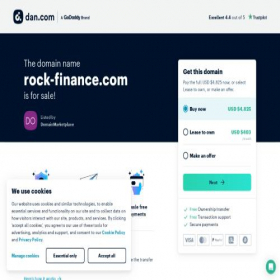 Скриншот главной страницы сайта rock-finance.com