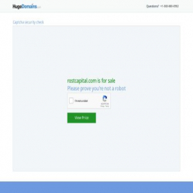 Скриншот главной страницы сайта rostcapital.com
