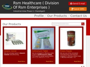 Скриншот главной страницы сайта rsmhealthcare.com