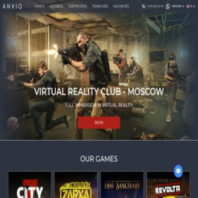 Скриншот главной страницы сайта ru.anviovr.com