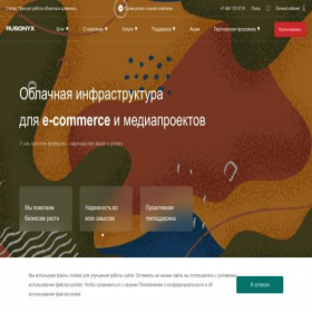 Скриншот главной страницы сайта rusonyx.ru