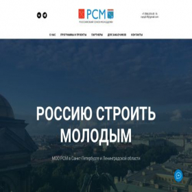 Скриншот главной страницы сайта ruy.spb.ru