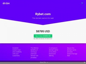 Скриншот главной страницы сайта rybet.com