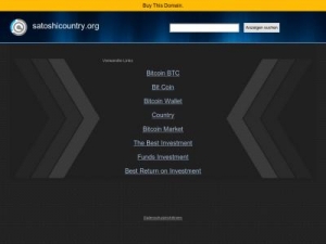 Скриншот главной страницы сайта satoshicountry.org