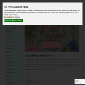 Скриншот главной страницы сайта schnullerkettenladen.de