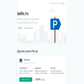 Скриншот главной страницы сайта sellx.ru