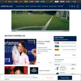 Скриншот главной страницы сайта sportinglife.com