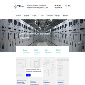 Скриншот главной страницы сайта tcn-nn.ru
