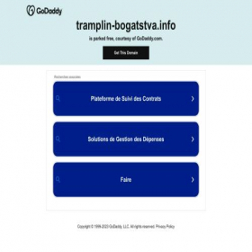 Скриншот главной страницы сайта tramplin-bogatstva.info