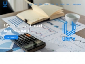 Скриншот главной страницы сайта unityinc.ltd