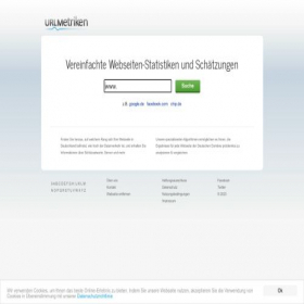 Скриншот главной страницы сайта urlm.de