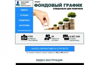 Скриншот главной страницы сайта val-graf.rus-valut.ru