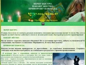Скриншот главной страницы сайта vedynia-mag.ru