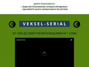 Скриншот главной страницы сайта vekselbiz.ru