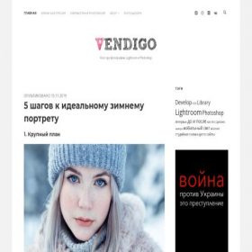 Скриншот главной страницы сайта vendigo.ru