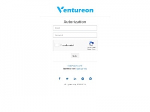 Скриншот главной страницы сайта ventureon.cabinet.hypercube.fund