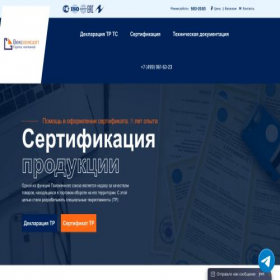 Скриншот главной страницы сайта vexconsult.ru
