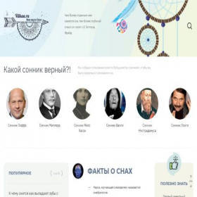 Скриншот главной страницы сайта vilkaa.ru