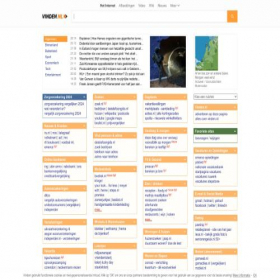 Скриншот главной страницы сайта vinden.nl