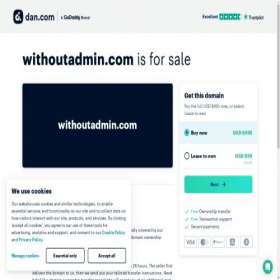 Скриншот главной страницы сайта withoutadmin.com