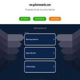 Скриншот главной страницы сайта ww.gofunrewards.com