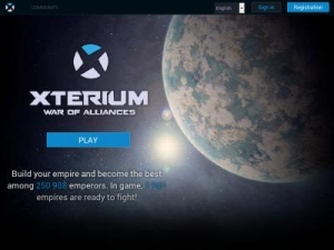 Скриншот главной страницы сайта xterium.ru