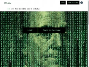Скриншот главной страницы сайта xtrade.cash