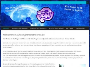 Скриншот главной страницы сайта xxnightmaremoonxx.de