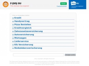 Скриншот главной страницы сайта z-pay.su