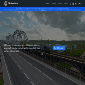 Скриншот главной страницы сайта zdsimulator.com.ua